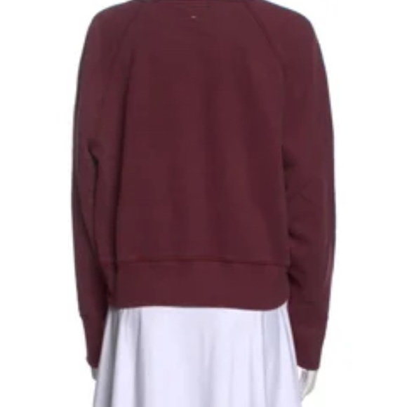 Rag & Bone Burgundy Sweatshirt Small - Picture 2 of 6